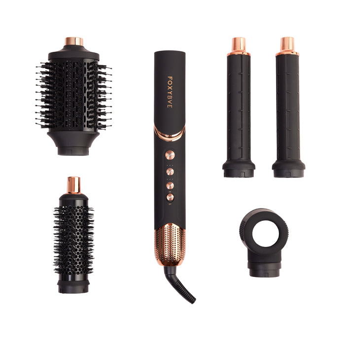 Foxybae rose gold hair straightening brush reviews best sale