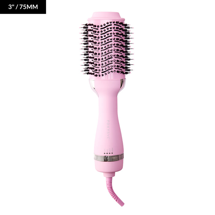 FoxyBae Rose Gold Blowout good Dryer Brush NEW Style All In One Detangle Dry Ionic