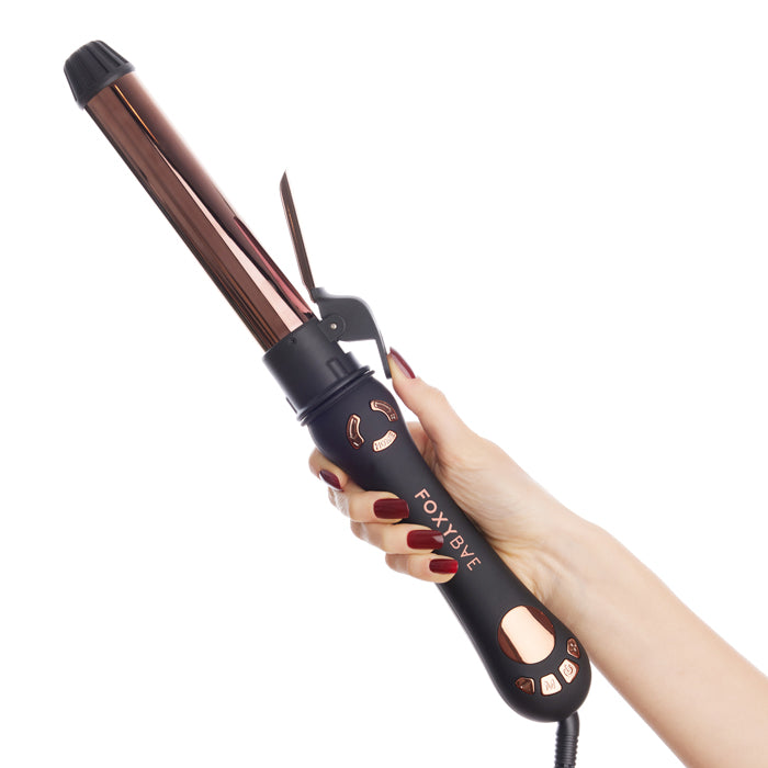 FOXYBAE rose gold 25 mm curling deals wand