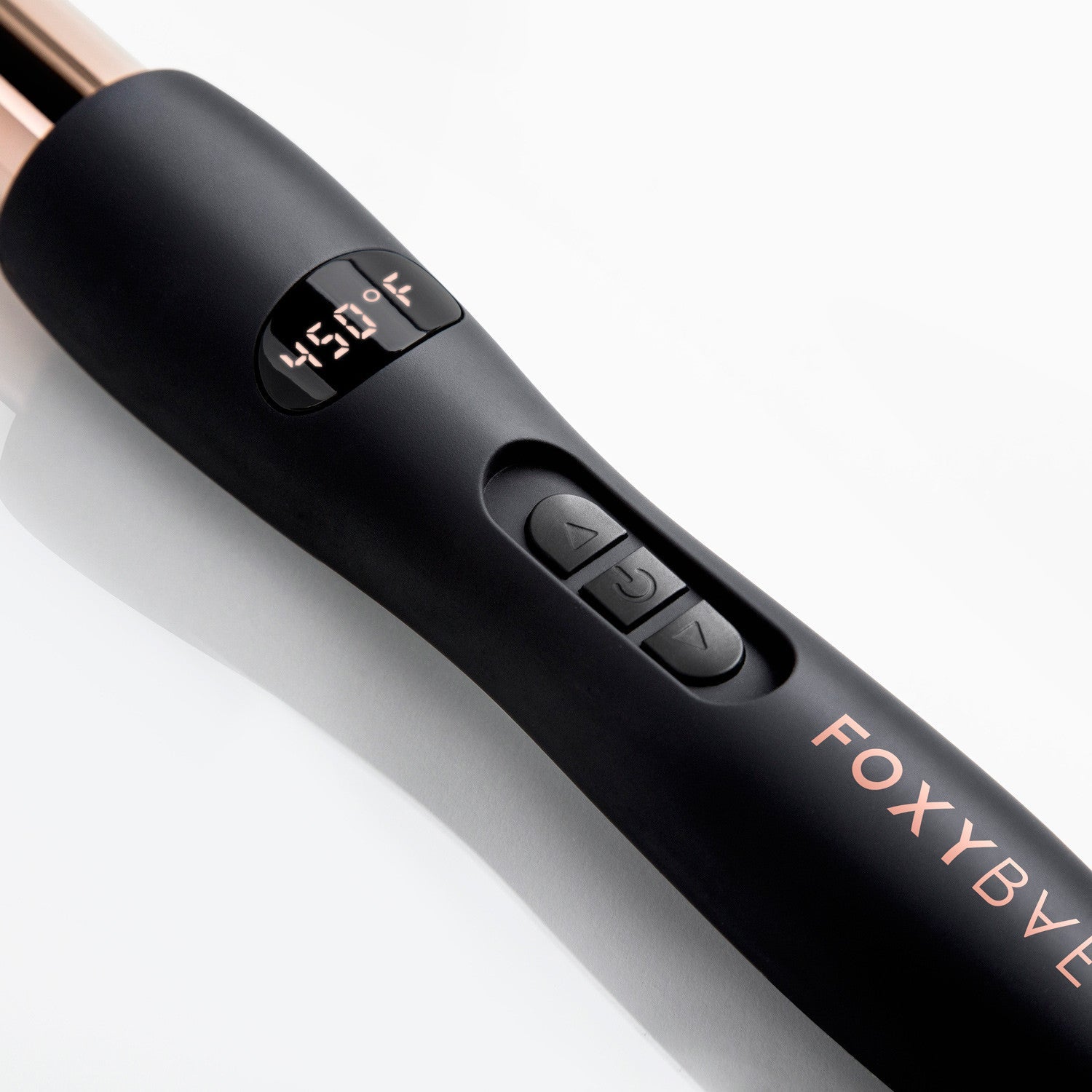 Foxybae rose gold curling wand deals 25mm